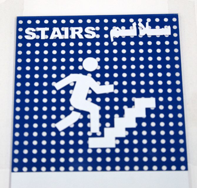 Interior Signage For Stairs